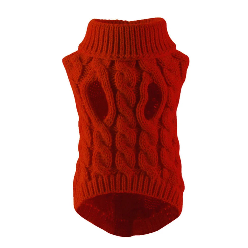 Knit Pullover Sweater - Small Dog - (4 Color Options) - (XS-S)