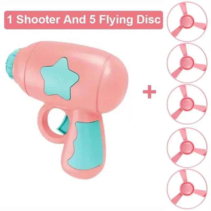 Flying Disc Shooting Gun - An Interactive Exercise Toy - Cat - (4 Color Options) - (While Supplies Last)