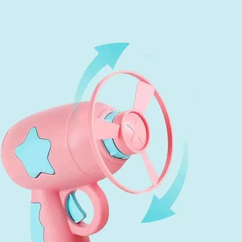 Flying Disc Shooting Gun - An Interactive Exercise Toy - Cat - (4 Color Options) - (While Supplies Last)