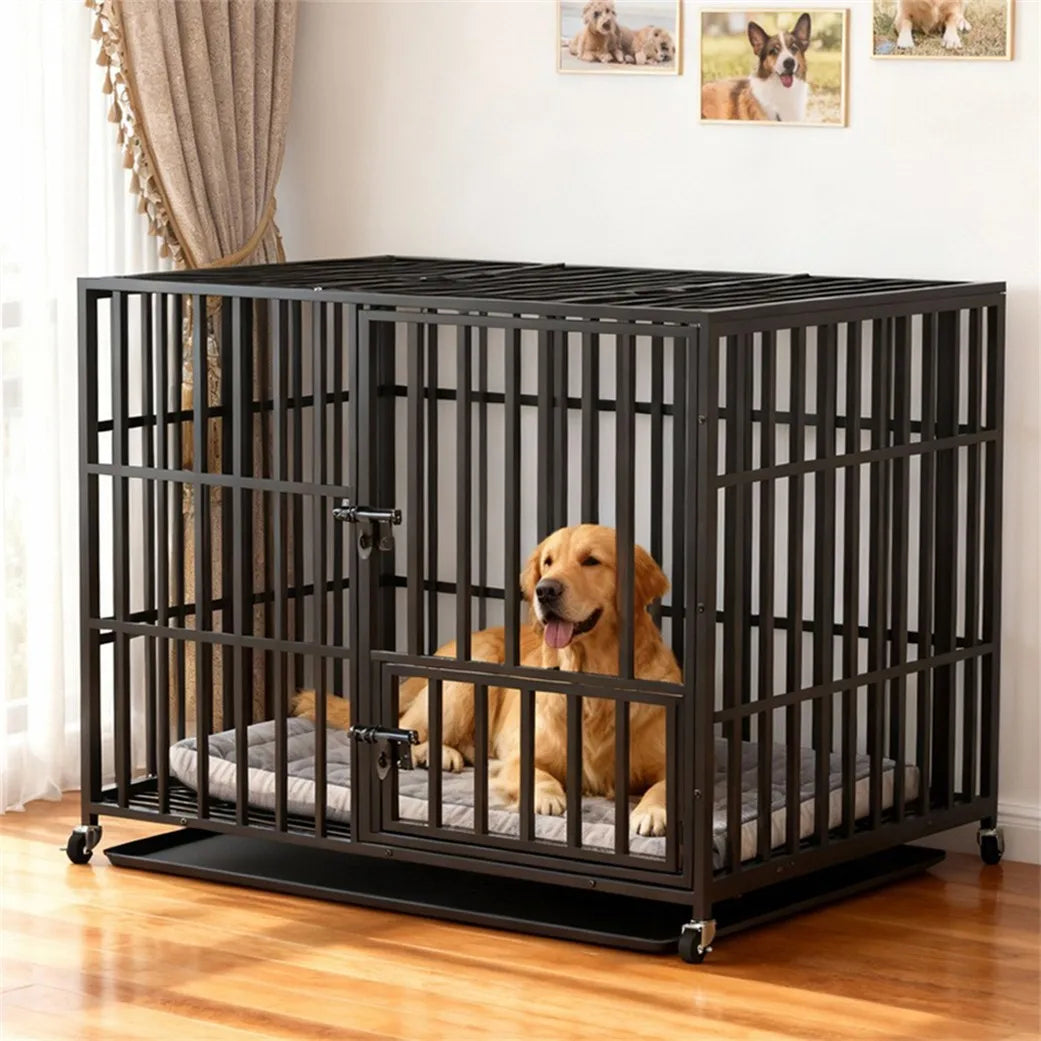 Heavy Duty Crate Enclosure with Tray - Dog - (XL-XXL) - (Indoor/Outdoor) - (While Supplies Last)