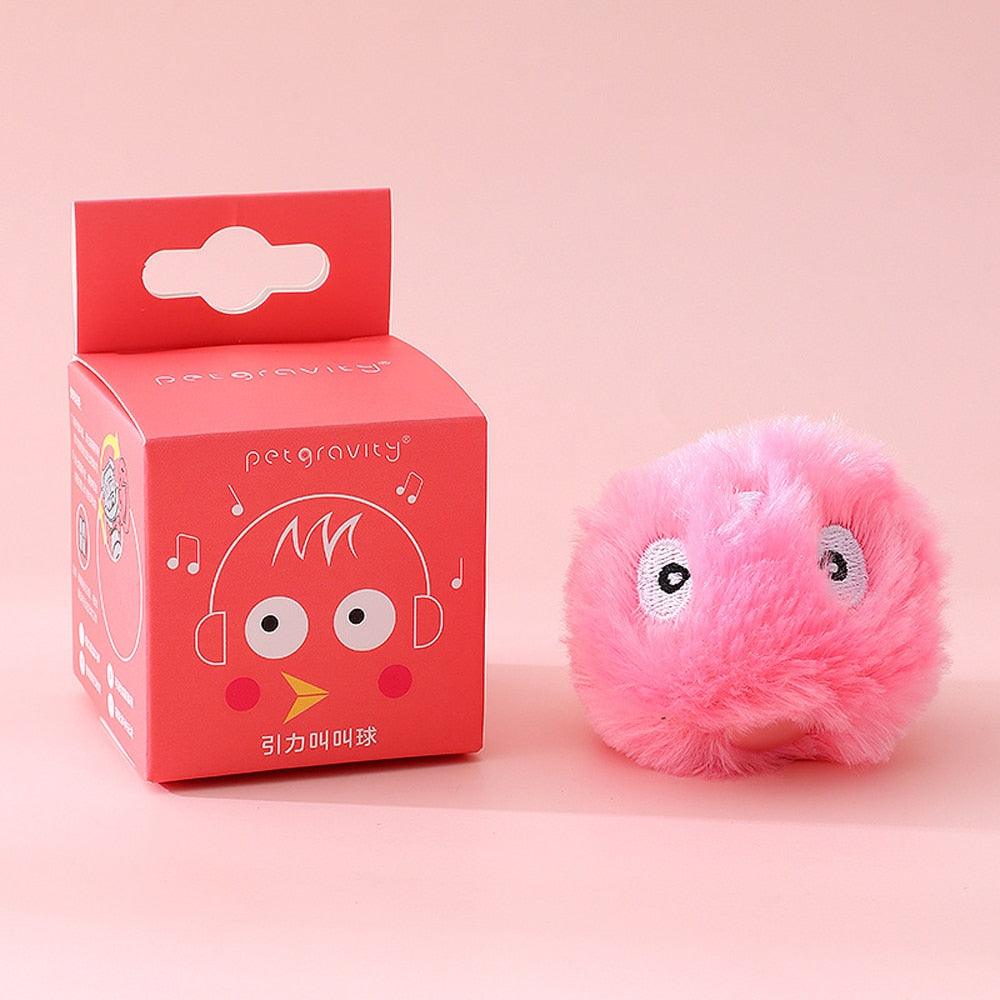 Smart Fluffy Plush Toy Catnip Balls - Cat - (3 Color Options)