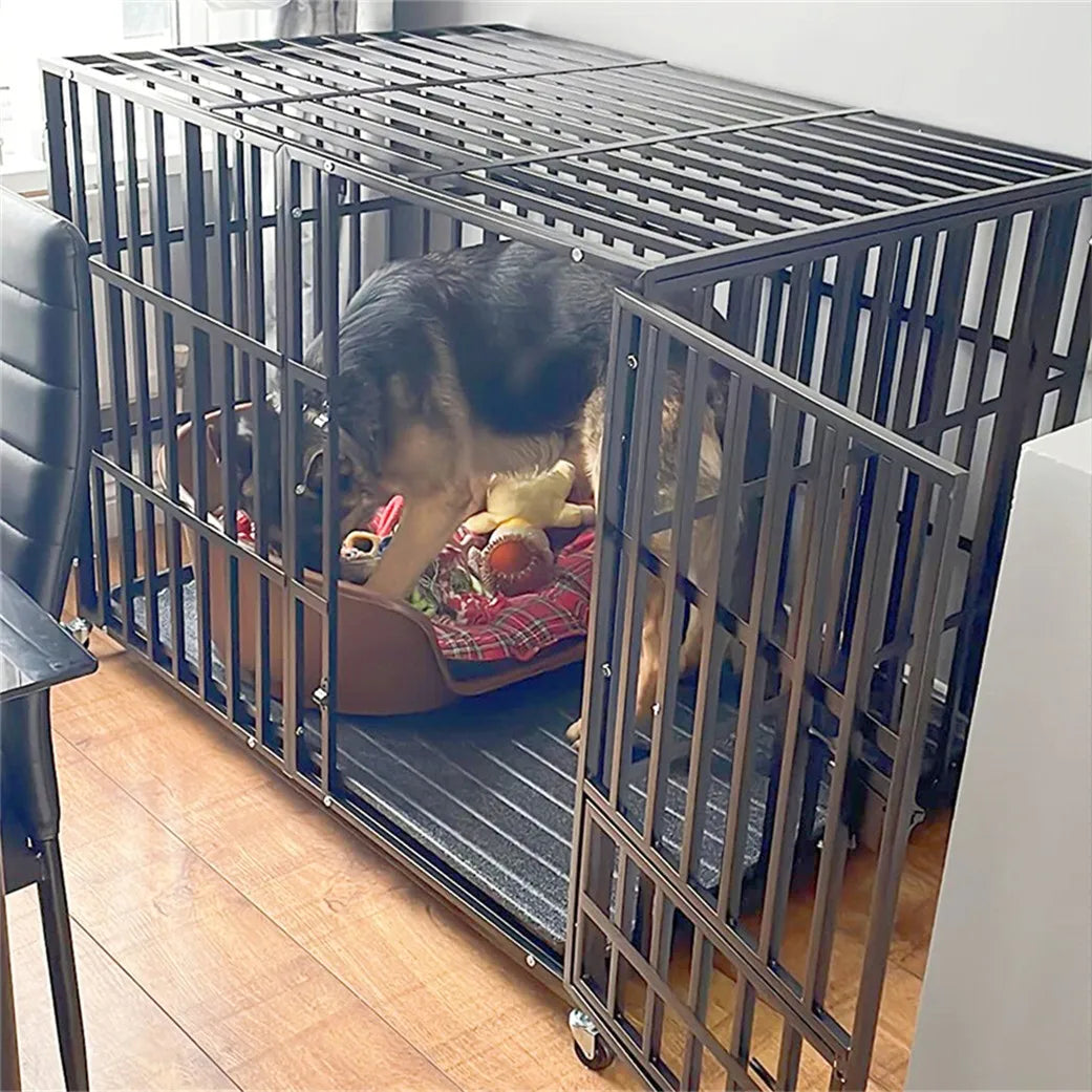 Heavy Duty Crate Enclosure with Tray - Dog - (XL-XXL) - (Indoor/Outdoor) - (While Supplies Last)