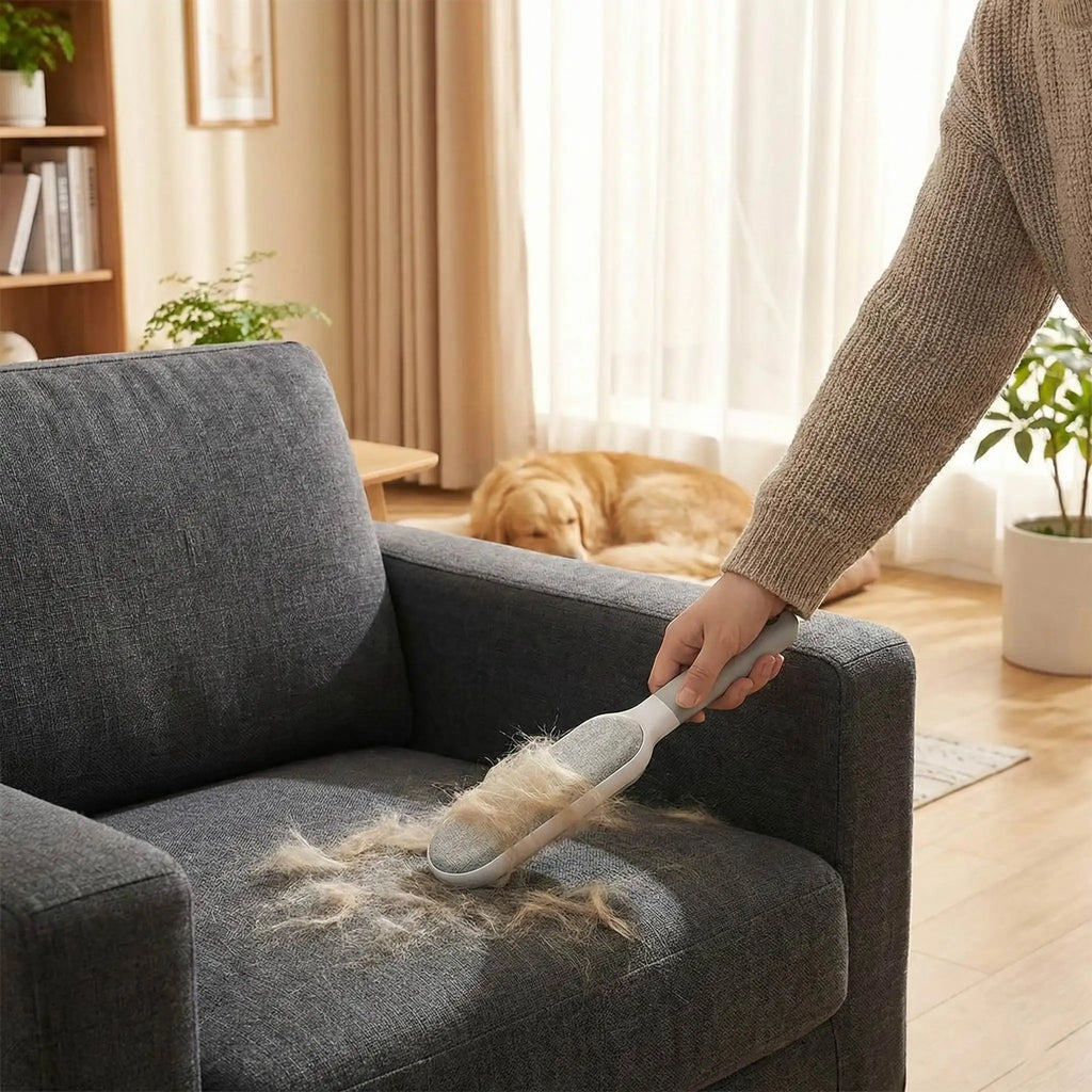 Double Sided Lint Brush - Cleans Pet Hair From Sofa and Clothes - (Reusable) - (31x5x5cm) - (While Supplies Last)