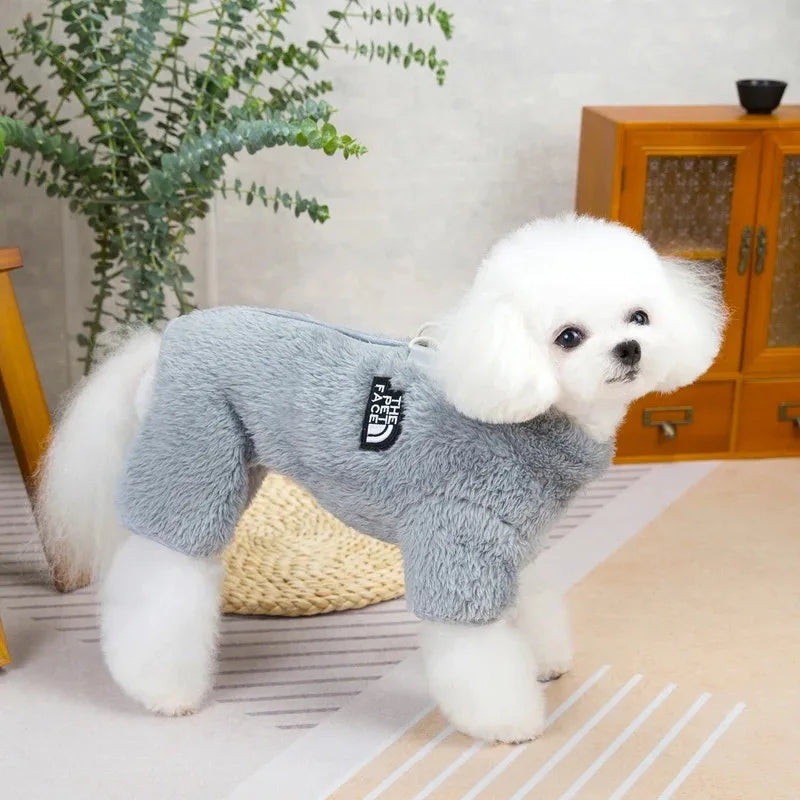 Luxurious Cozy Outfit with Zipper - Dog - (3 Color Options) - (S-XXL)