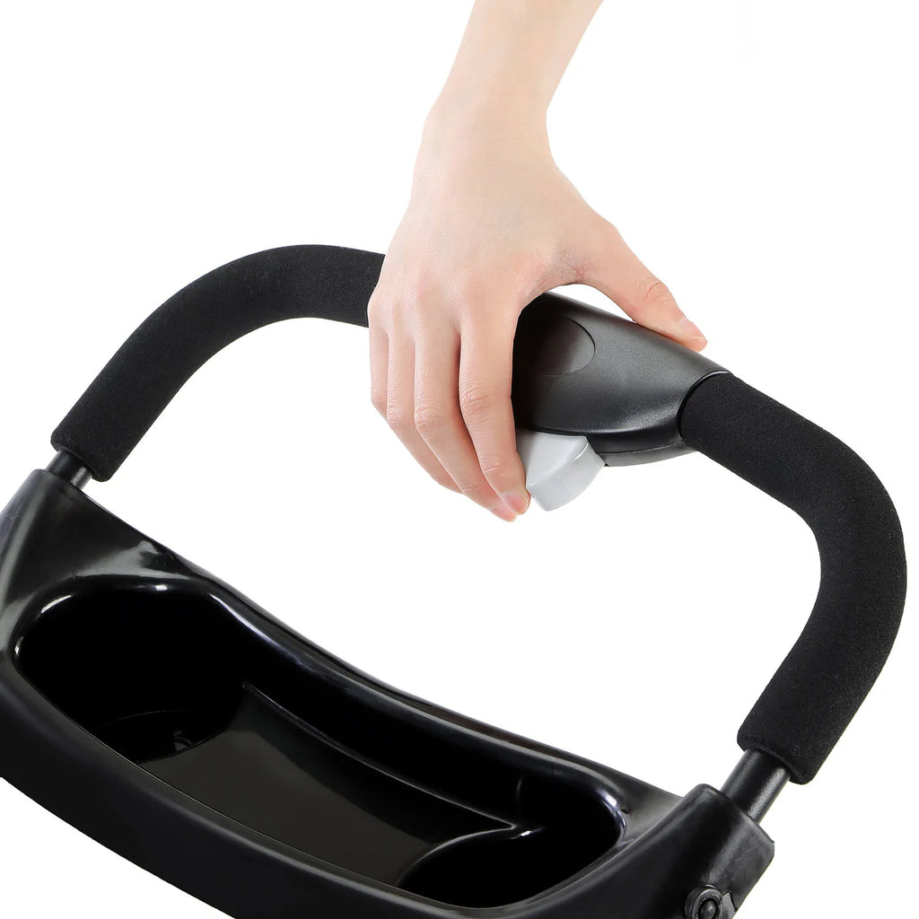 3 in 1 Pet Stroller with Removable Carrier - Dog Cat - (Maize Yellow, Black) - (Foldable)