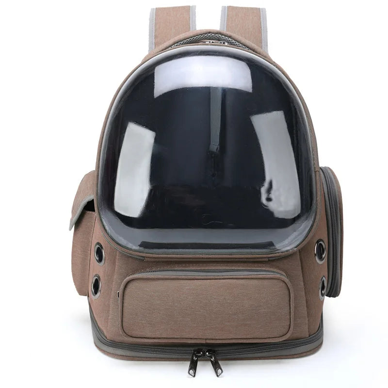 Transparent Window Pet Carrier Backpack - Dog Cat  - (3 Color Options)  - (42 x27x34cm)