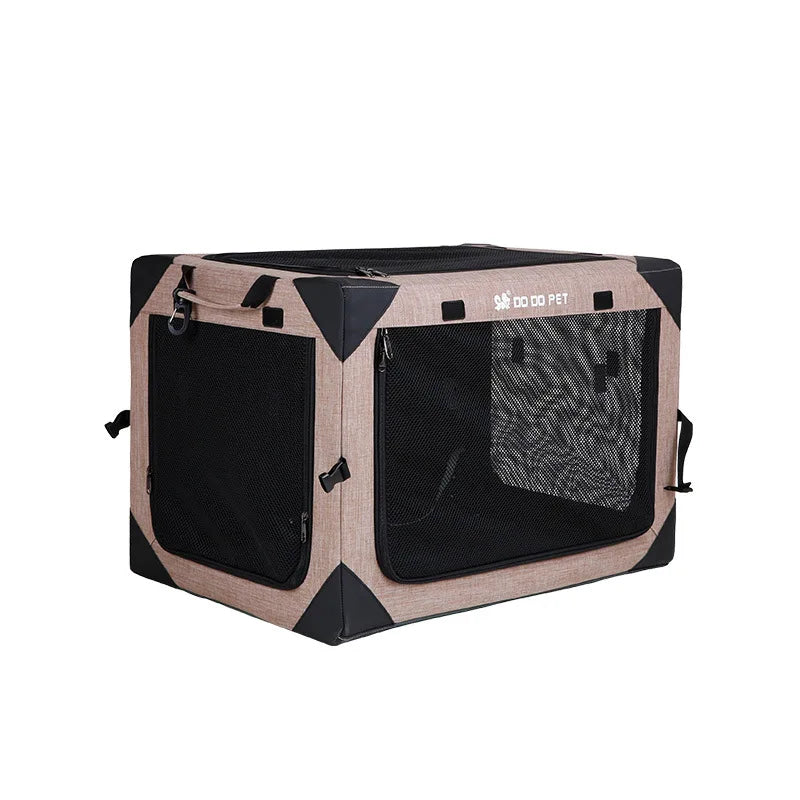 1-2 Pet Travel Crate - Dog Cat - (S-XL)  - (3 Color Options) - (3 Mesh Windows) - (While Supplies Last)