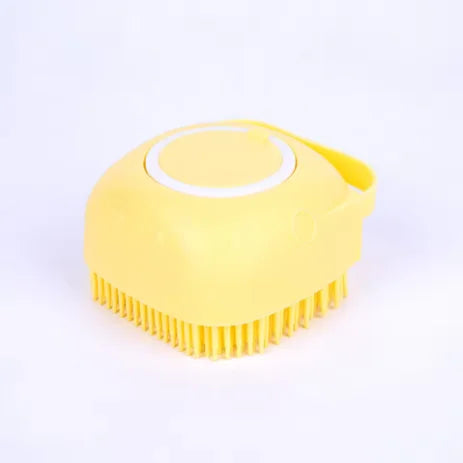 Bath and Massage Brush With Shampoo Storage - Dog Cat - (2-in-1) - (3 Color Options) - (While Supplies Last)