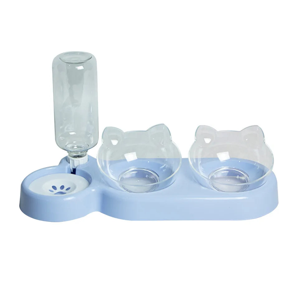 Elevated Automatic Water Feeder also includes 2 Cat Ear Bowls - Cat - (4 Color Options) - (While Supplies Last)