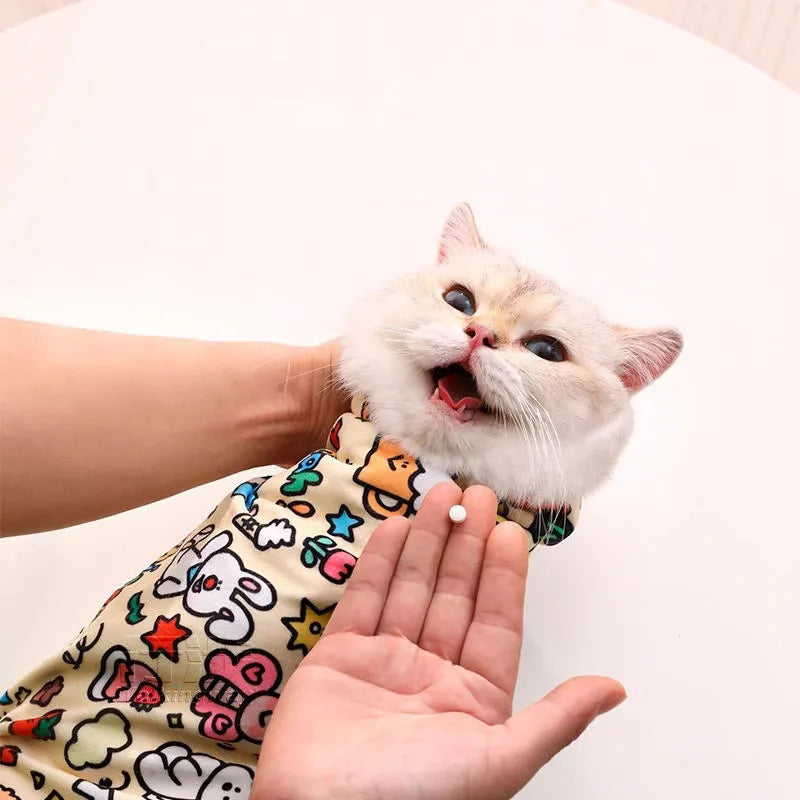 Swaddle Wrap - Cat - (Perfect for Grooming) - (Anti-Escape) - (Calming) - (S-2XL) - (2 Patterns)