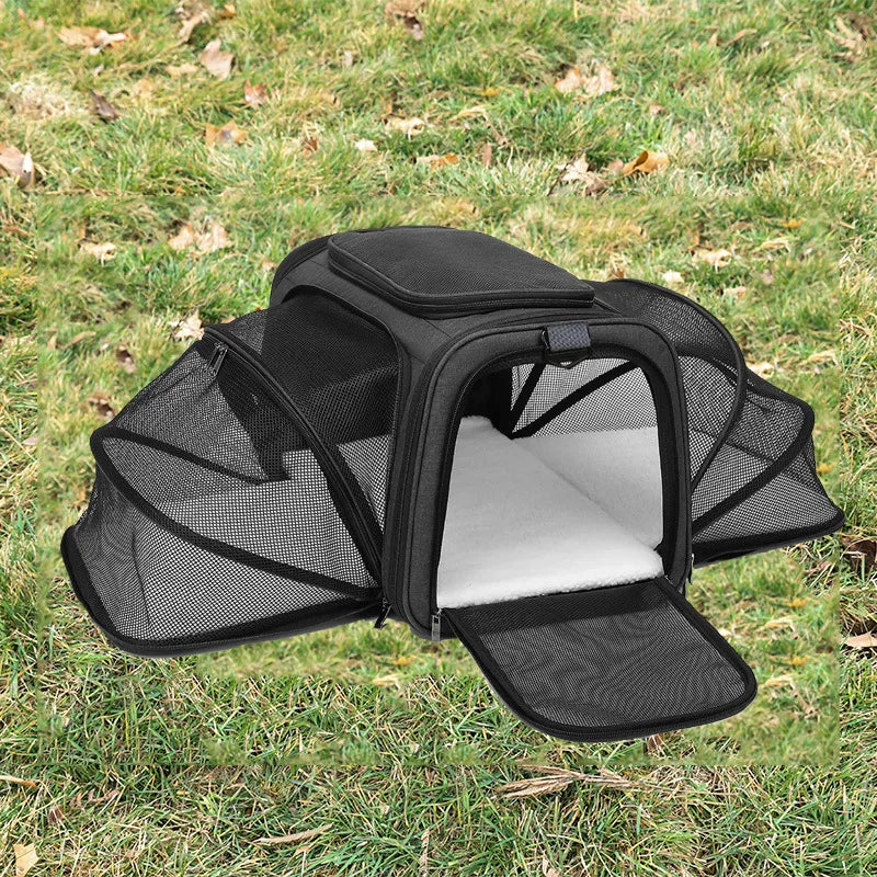 Expandable Pet Carrier Bag - Dog Cat - (Roomy) - (6 Color Options) - (L,S) - (While Supplies Last)