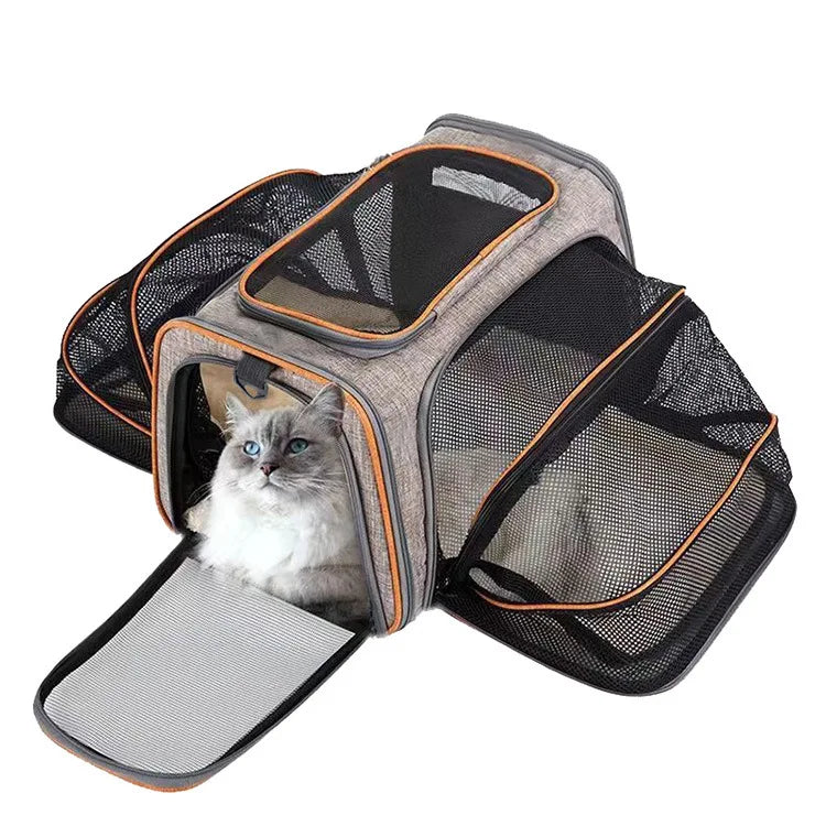 Expandable Pet Carrier Bag - Dog Cat - (Roomy) - (6 Color Options) - (L,S) - (While Supplies Last)
