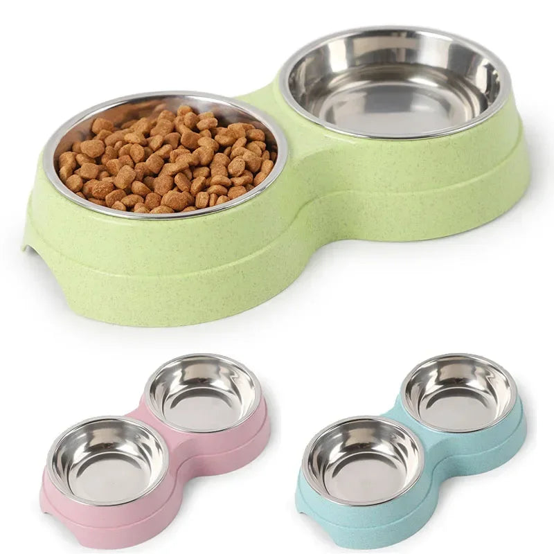 2-in-1 Feeding Bowls - Dog Cat - ( 3 Color Options) - (While Supplies Last)
