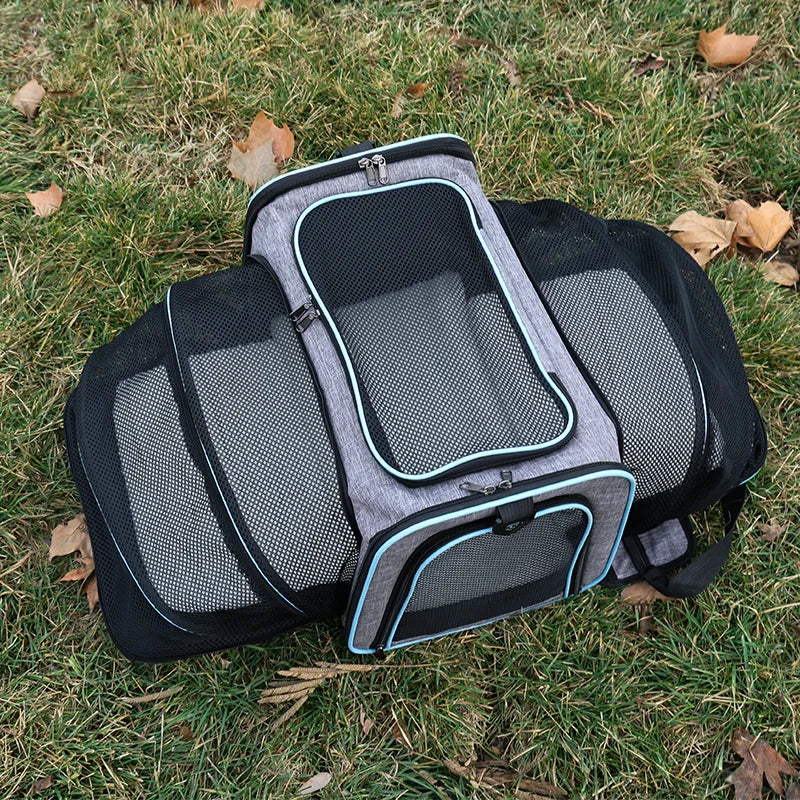 Expandable Pet Carrier Bag - Dog Cat - (Roomy) - (6 Color Options) - (L,S) - (While Supplies Last)