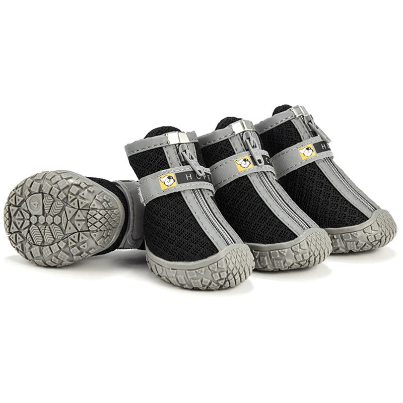 Non-Slip Thick Soles Plush Booties - Dog Cat - (6 Color Options) - (5 Sizes)