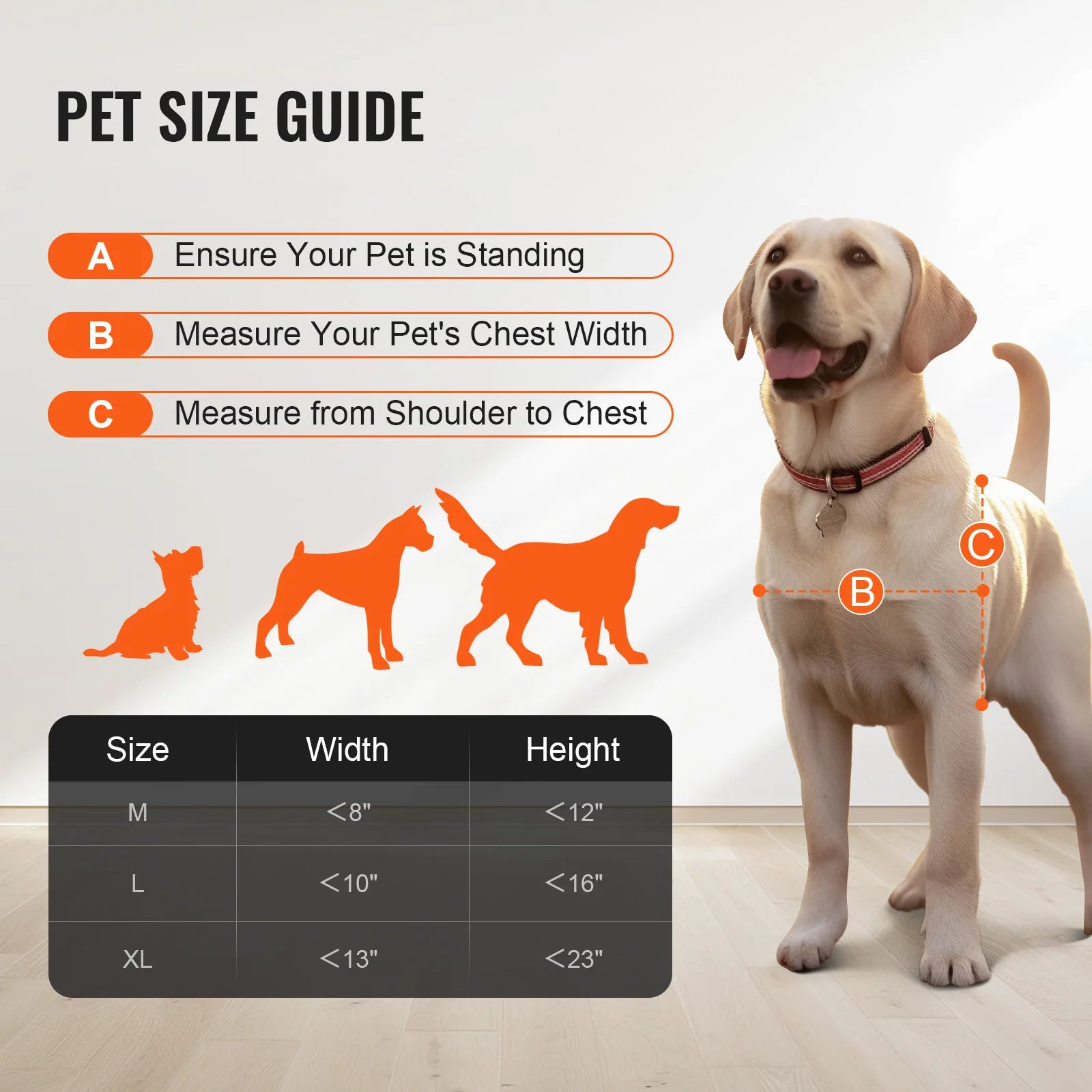Sliding Glass Adjustable Door - (M-XL) - Dog Cat