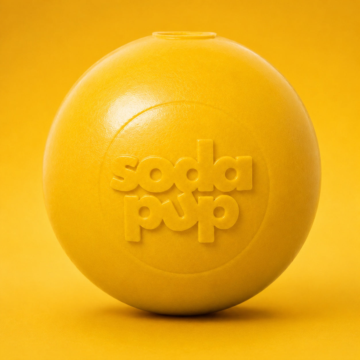 Squeak Ball Chew Toy - Dog  - (Floats) - (M,L) - (Rubber) - (5 Color Options) -  (SodaPup)
