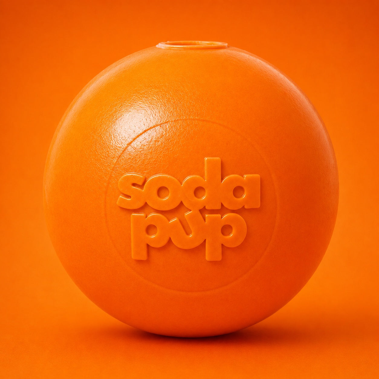 Squeak Ball Chew Toy - Dog  - (Floats) - (M,L) - (Rubber) - (5 Color Options) -  (SodaPup)