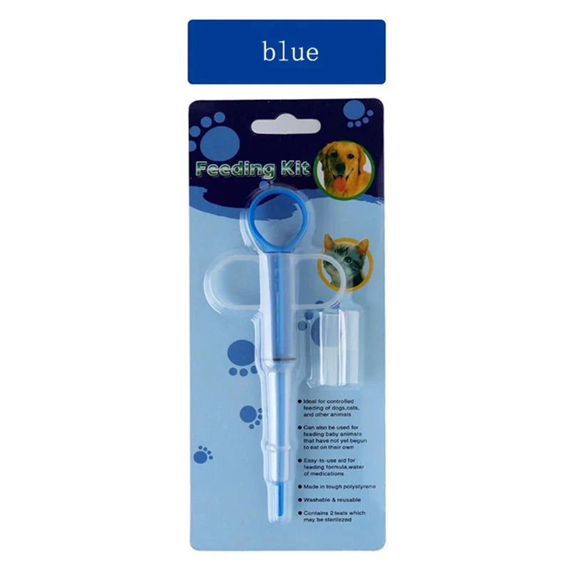 Accurate Dose Liquid Pet Feeding Syringe or Medicine Dispenser - Safe and Easy  - Dog Cat - (3 Color Options) - (While Supplies Last)