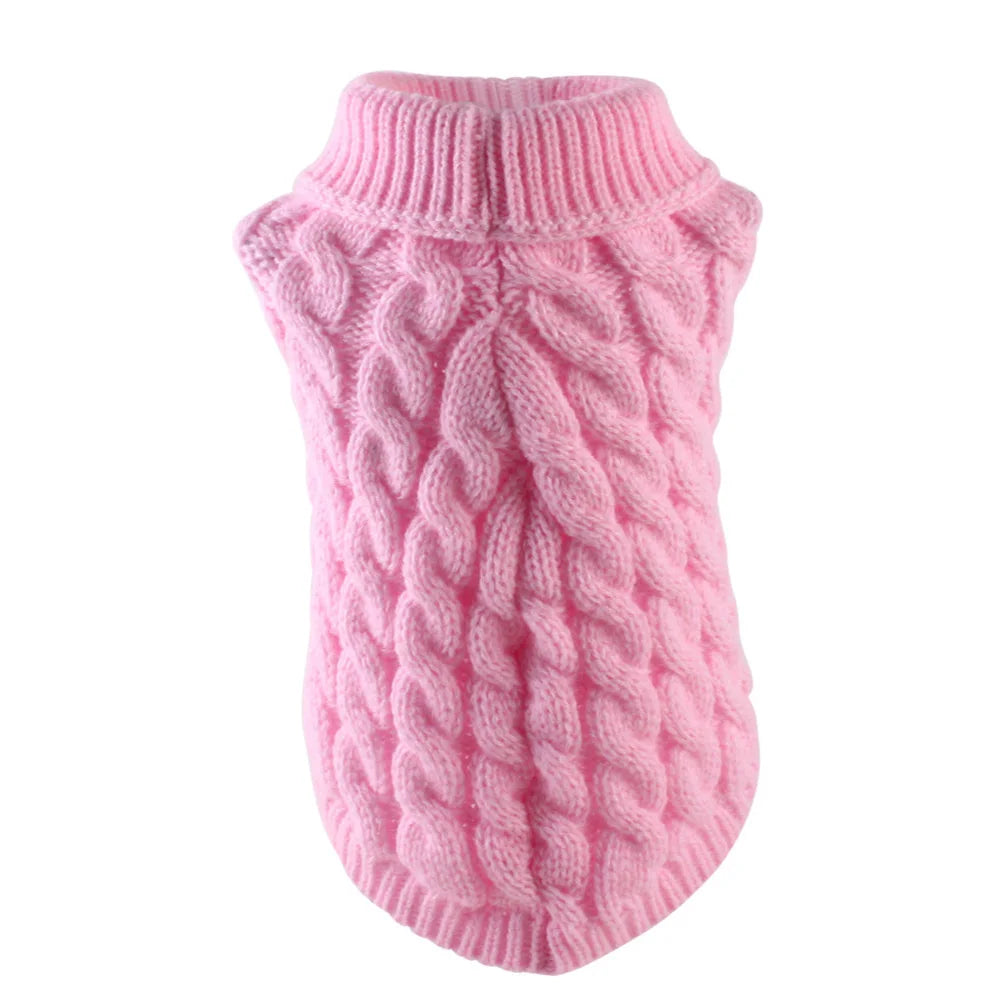 Knit Pullover Sweater - Small Dog - (4 Color Options) - (XS-S)
