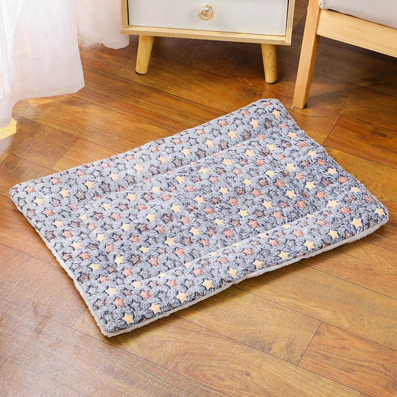 Pet Blanket or Floor Cushion -  Dog Cat - (5 Color/Styles) - (S-XXXL) - (While Supplies Last)