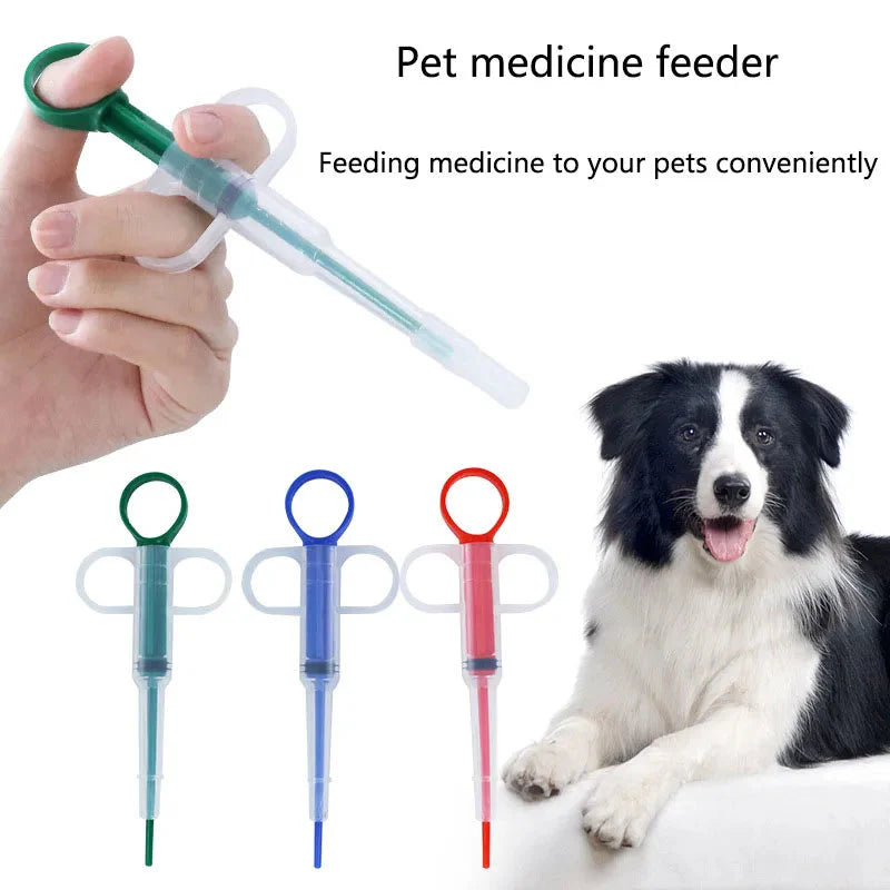 Accurate Dose Liquid Pet Feeding Syringe or Medicine Dispenser - Safe and Easy  - Dog Cat - (3 Color Options) - (While Supplies Last)