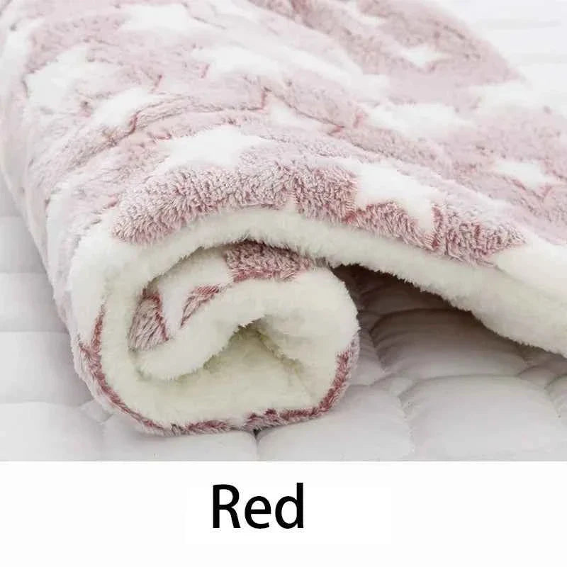 Flannel Cushioned Sleeping Pad  –  Dog Cat - (Washable) - (Durable) - (6 Color Options) - (XS-XXL)