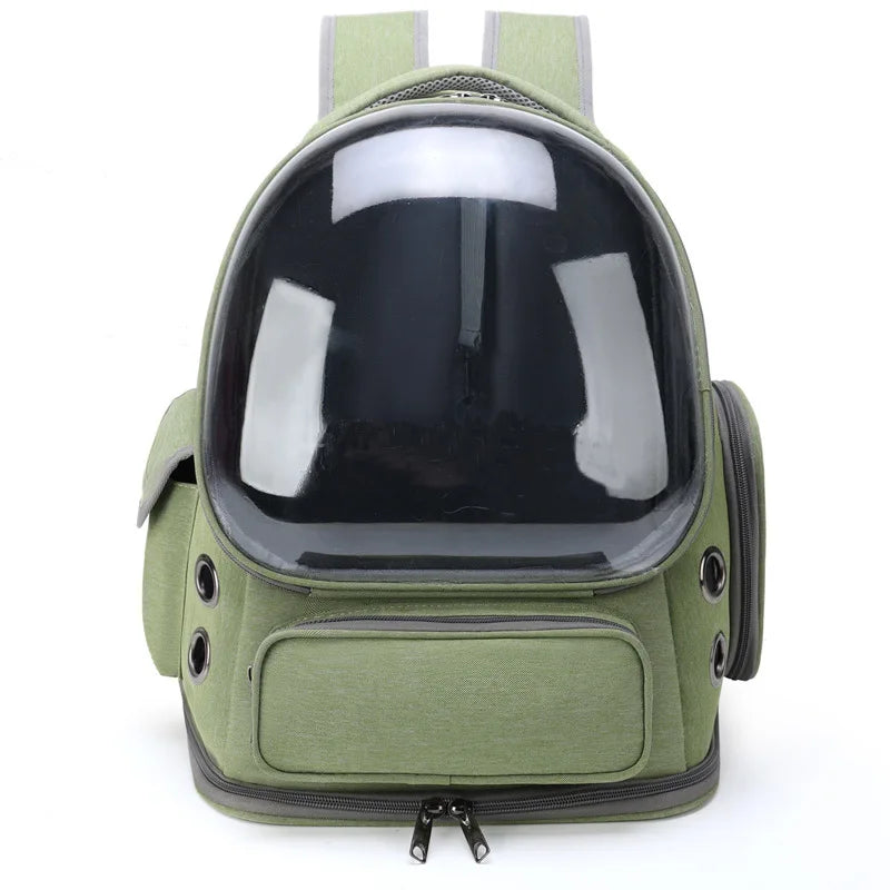 Transparent Window Pet Carrier Backpack - Dog Cat  - (3 Color Options)  - (42 x27x34cm)