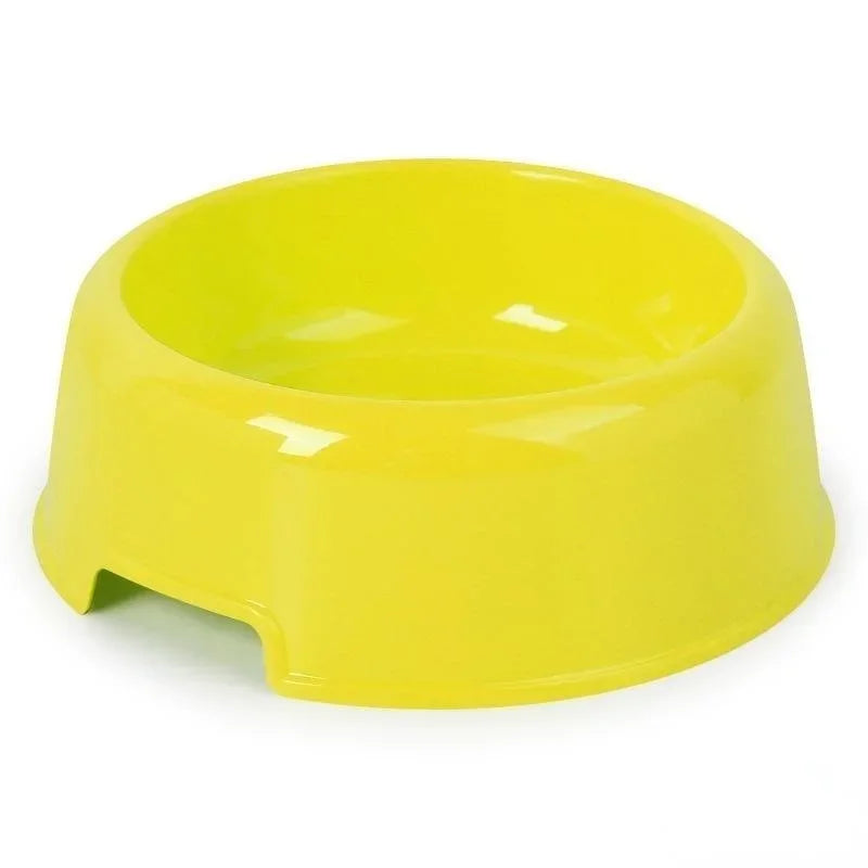 Plastic Feeding Bowls - Dog Cat - (4 Color Options) - (While Supplies Last)