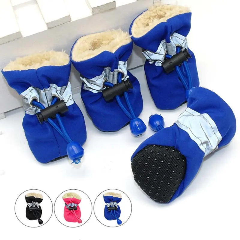 Anti-Skid Warm Winter Boots - Dog - (5 Color Options) - (L-XXL)