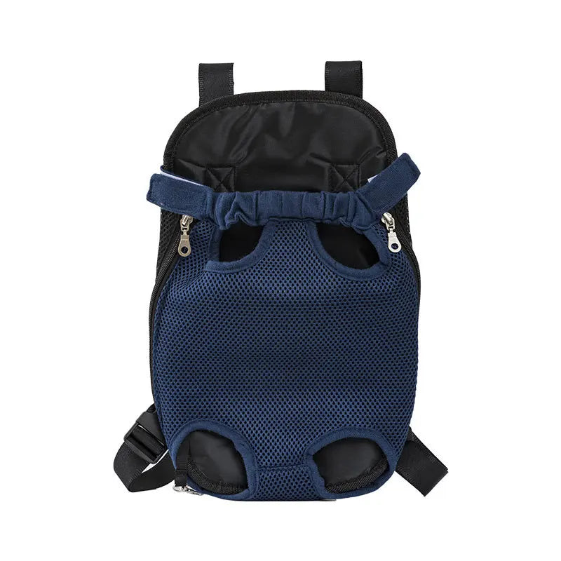 Double Shoulder Pet Travel Chest/Back Carrier Bag  - Dog Cat - (S-XL) - (6 Color Options)