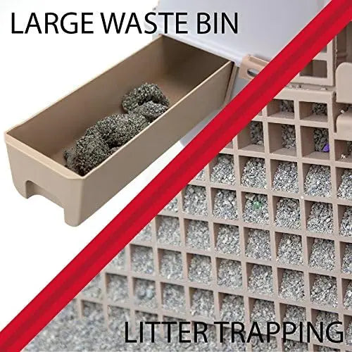 Semi-Auto Quick Clean Litter Box, a Luxury Toilet - Cat - (While Supplies Last)