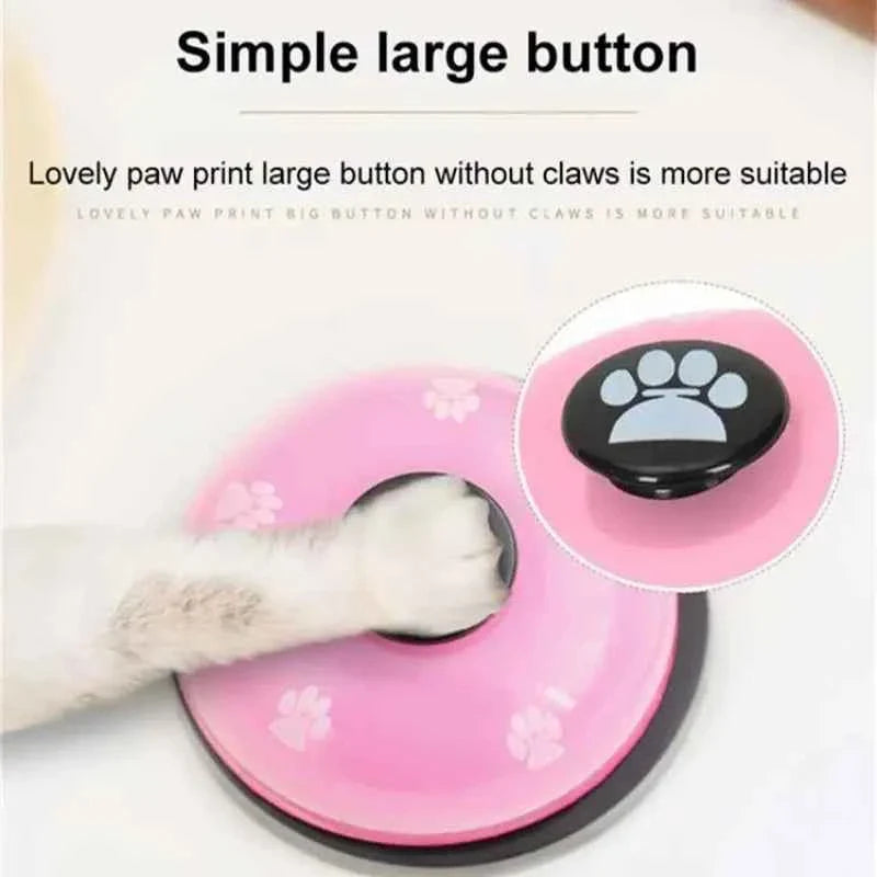 Interactive Meal Time Training Bell Toy - Dog Cat - (Pink) - (While Supplies Last)