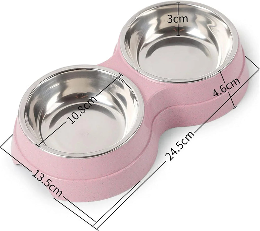 2-in-1 Feeding Bowls - Dog Cat - ( 3 Color Options) - (While Supplies Last)