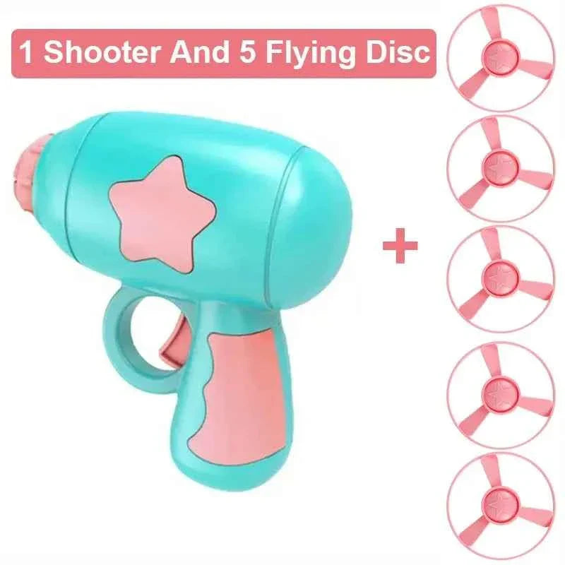 Flying Disc Shooting Gun - An Interactive Exercise Toy - Cat - (4 Color Options) - (While Supplies Last)