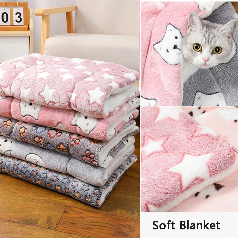 Pet Blanket or Floor Cushion -  Dog Cat - (5 Color/Styles) - (S-XXXL) - (While Supplies Last)
