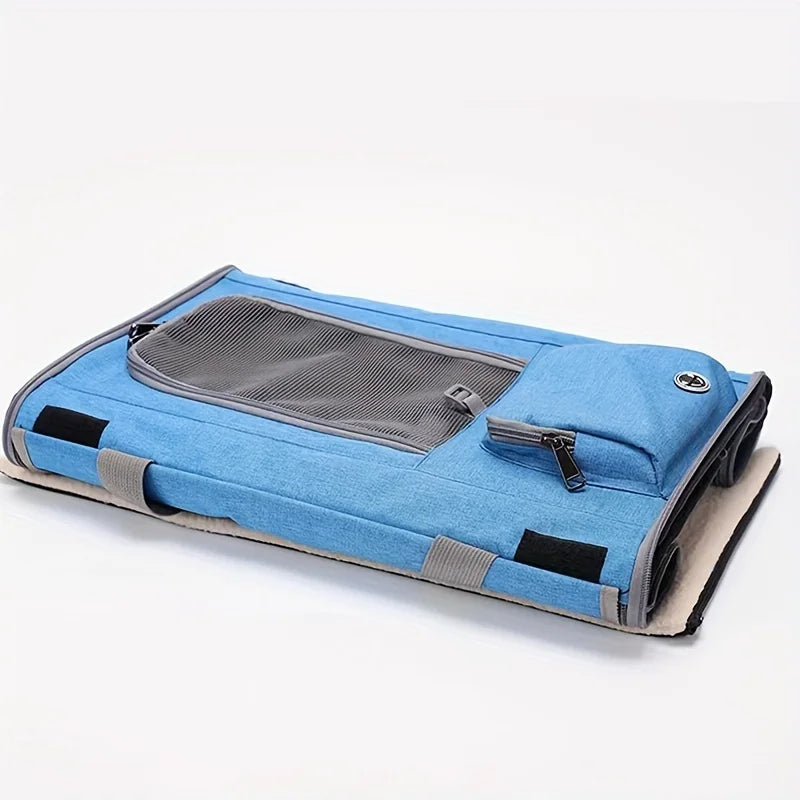 Soft-Sided Pet Carrier - Dog Cat - (5 Color Options) - (Collapsible) - (Mesh Windows) - (While Supplies Last)