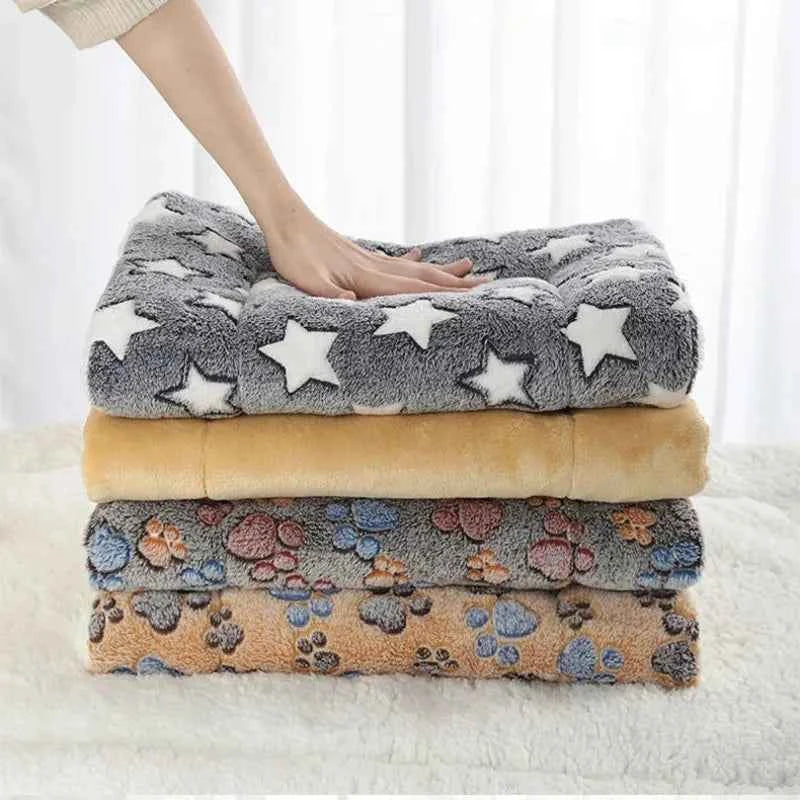Flannel Cushioned Sleeping Pad  –  Dog Cat - (Washable) - (Durable) - (6 Color Options) - (XS-XXL)