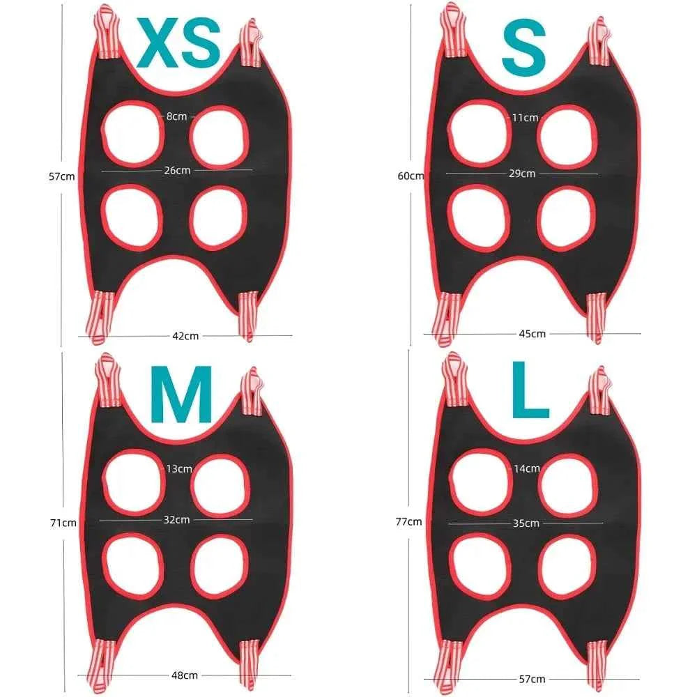 Grooming Hammock - Dog Cat - (Home Use) - (Premium Restraint Sling) - (6 Color/Set Options) - (While Supplies Last)