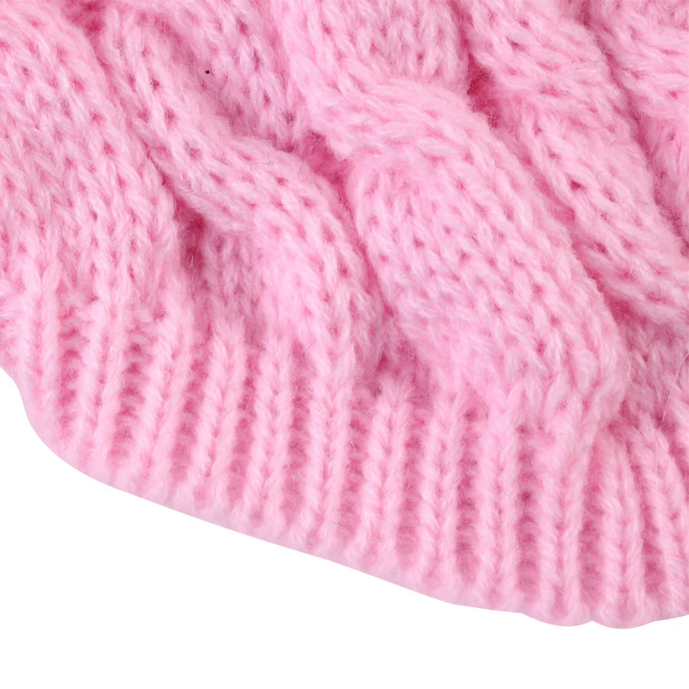 Knit Pullover Sweater - Small Dog - (4 Color Options) - (XS-S)