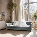 Elevated Sofa Bed with Leather Cover - Dog