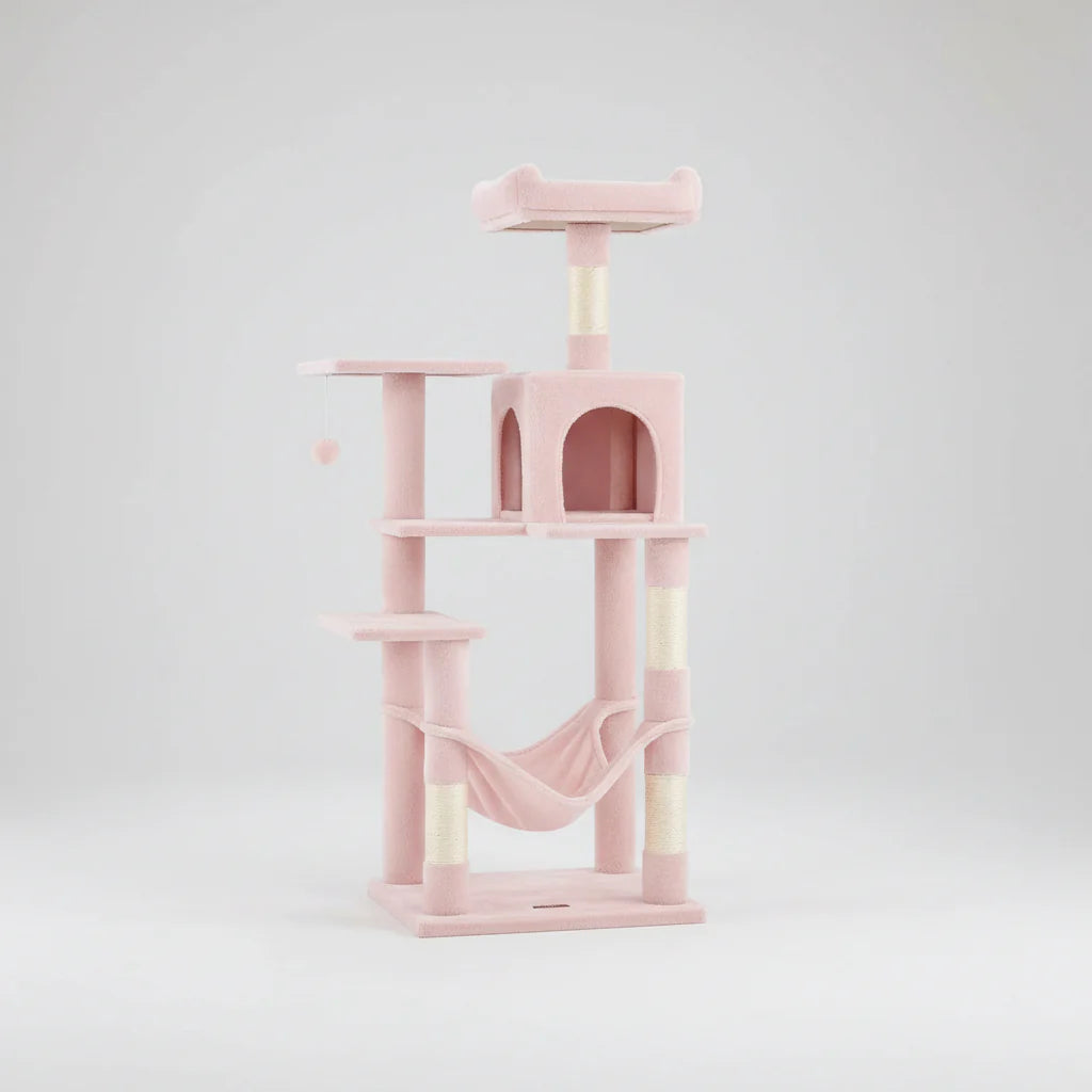 Multi-Cat Tree Tower Hammock, Condo & Scratching Posts