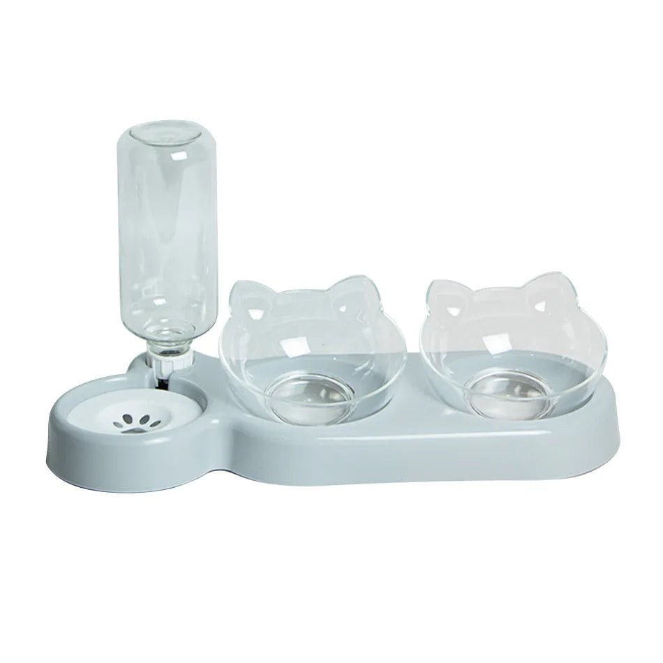 Elevated Automatic Water Feeder also includes 2 Cat Ear Bowls - Cat - (4 Color Options) - (While Supplies Last)