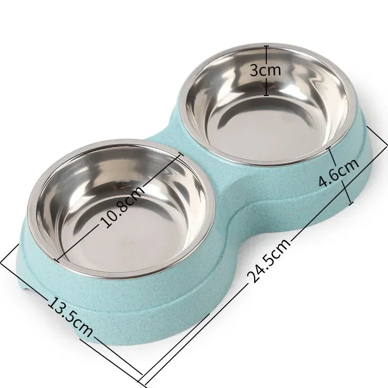 2-in-1 Feeding Bowls - Dog Cat - ( 3 Color Options) - (While Supplies Last)