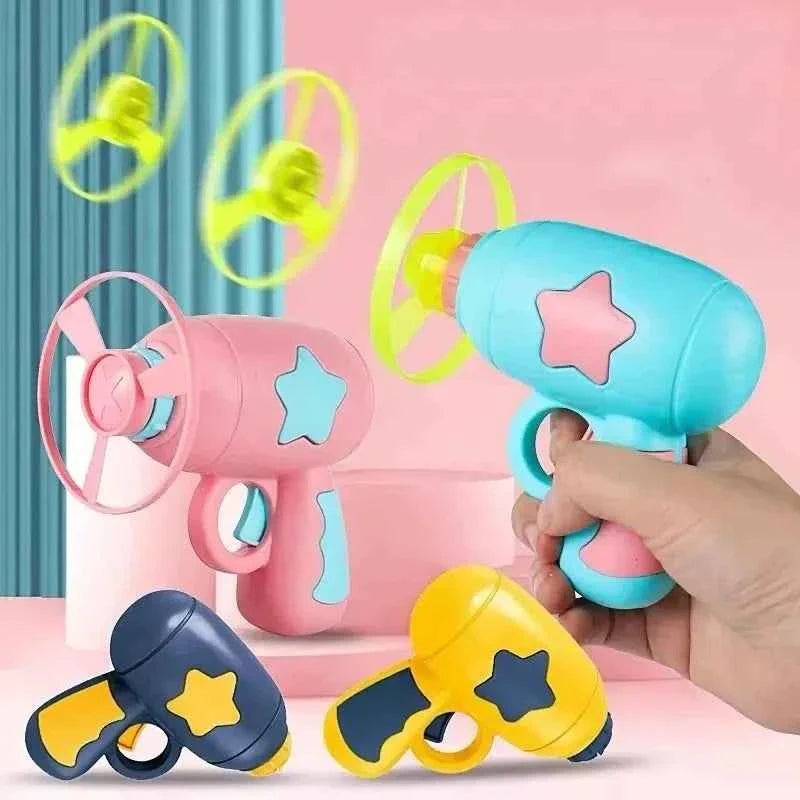 Flying Disc Shooting Gun - An Interactive Exercise Toy - Cat - (4 Color Options) - (While Supplies Last)