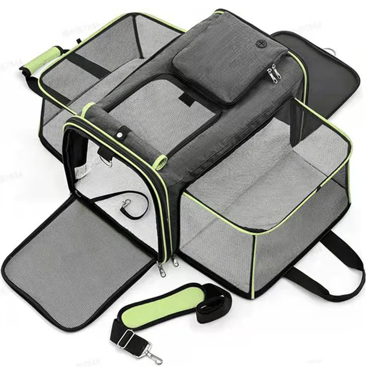 Spacious Pet Travel Carrier Bag - Dog Cat - (3 Color Options) - (Comfortable) - (While Supplies Last)