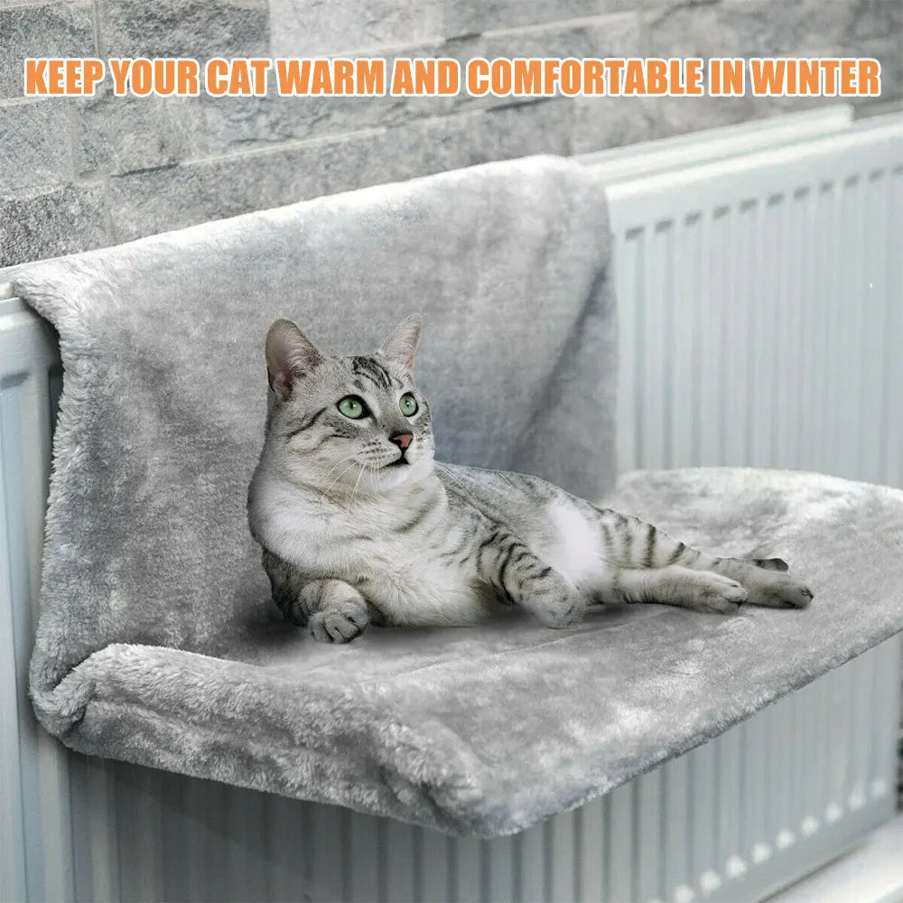 Radiator Bed, Hanging Cradle Hammock with Metal Frame - Cat -  (3 Color Options) - (1-5 pcs) - (While Supplies Last)