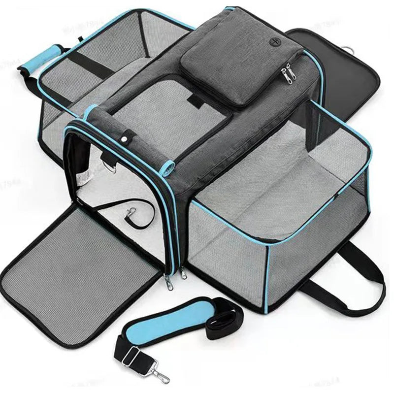 Spacious Pet Travel Carrier Bag - Dog Cat - (3 Color Options) - (Comfortable) - (While Supplies Last)