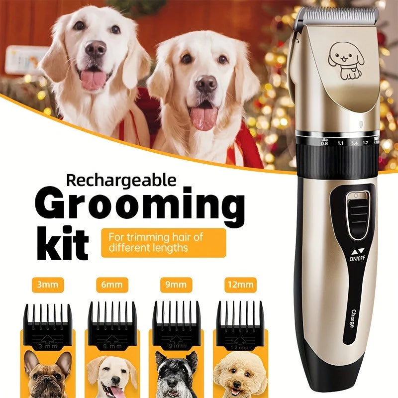 Electric Precision Grooming Kit - Dog Cat - (Professional) - (Rechargeable)