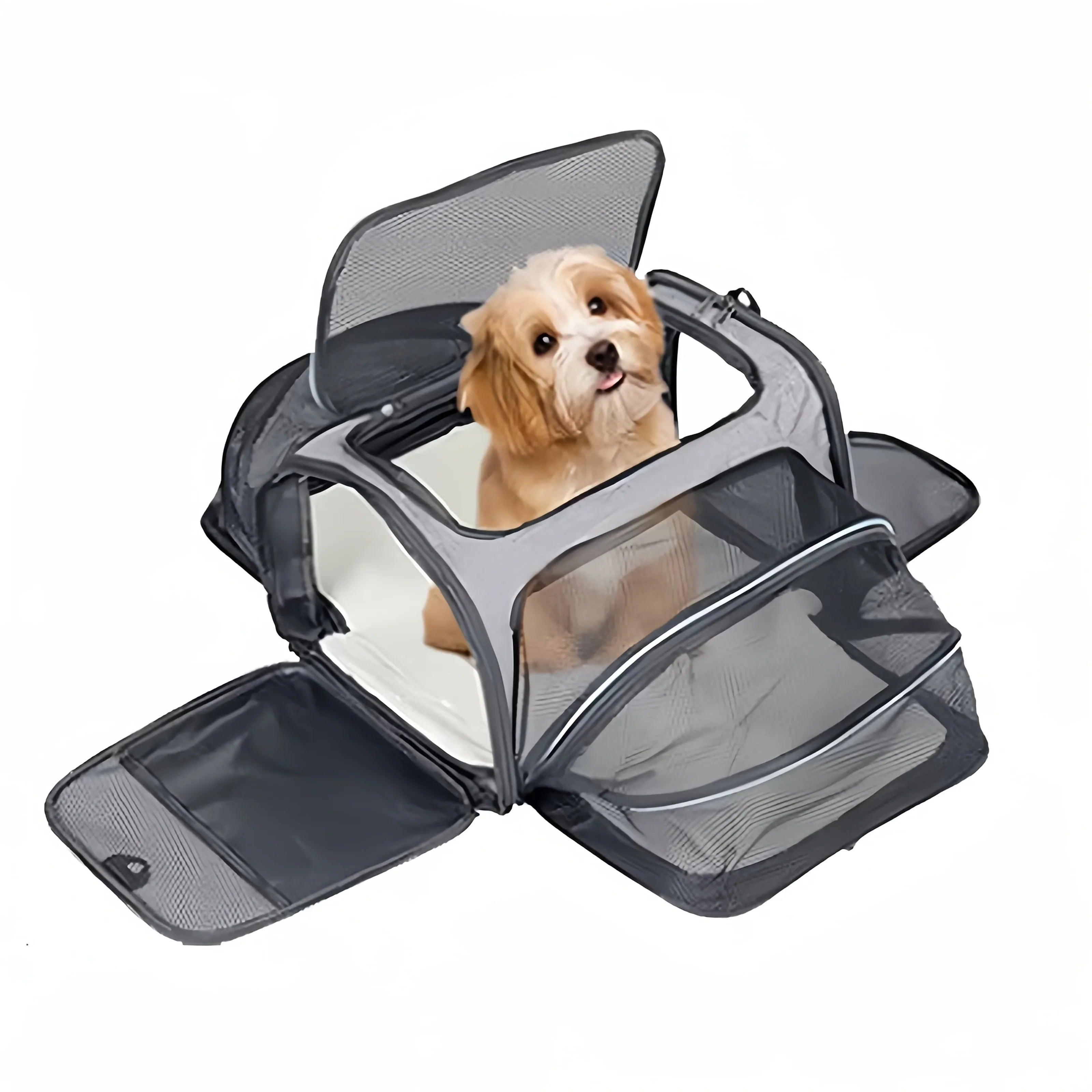 Expandable Pet Carrier Bag - Dog Cat - (Roomy) - (6 Color Options) - (L,S) - (While Supplies Last)